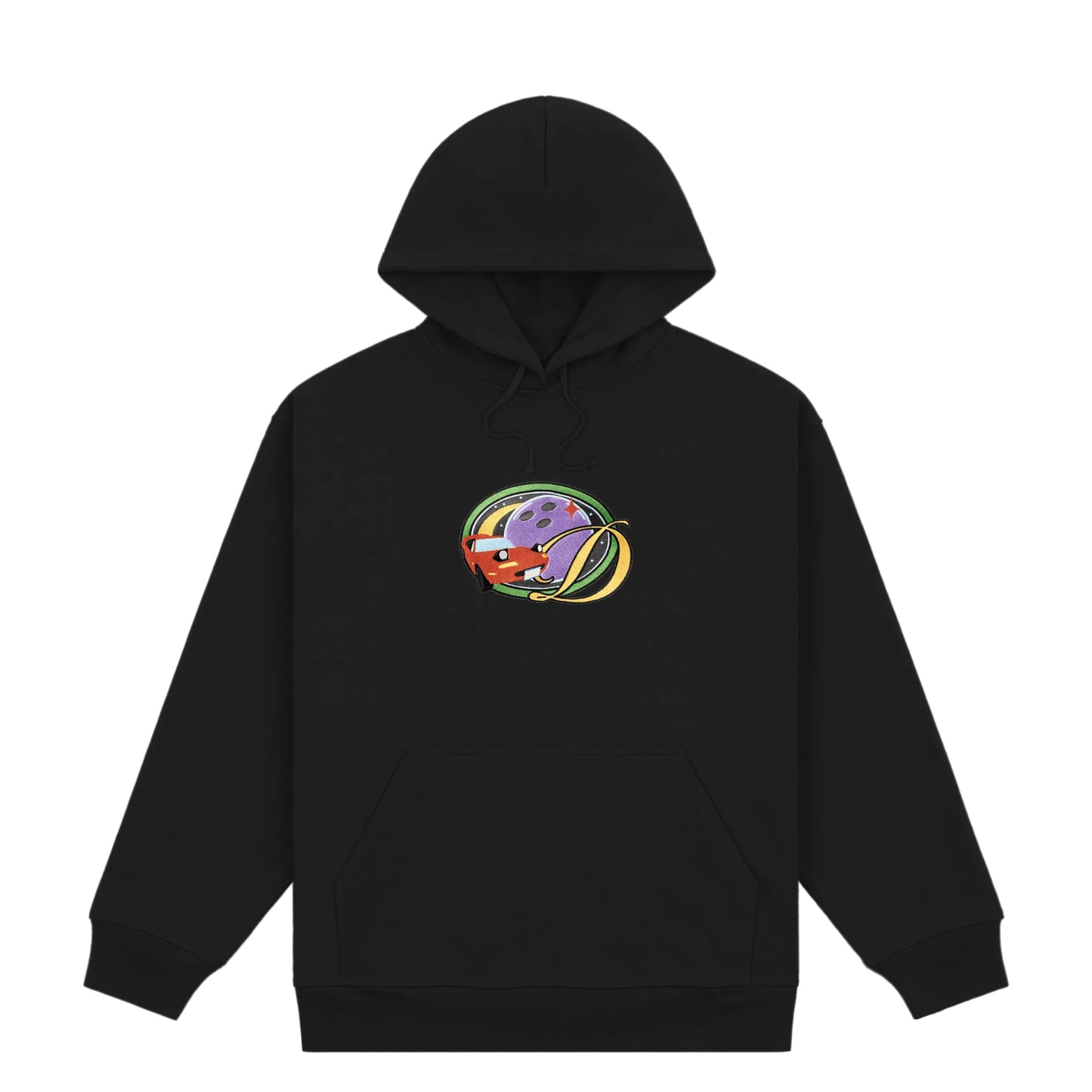 Dime Miata Hoodie, black - Tiki Room Skateboards - 1