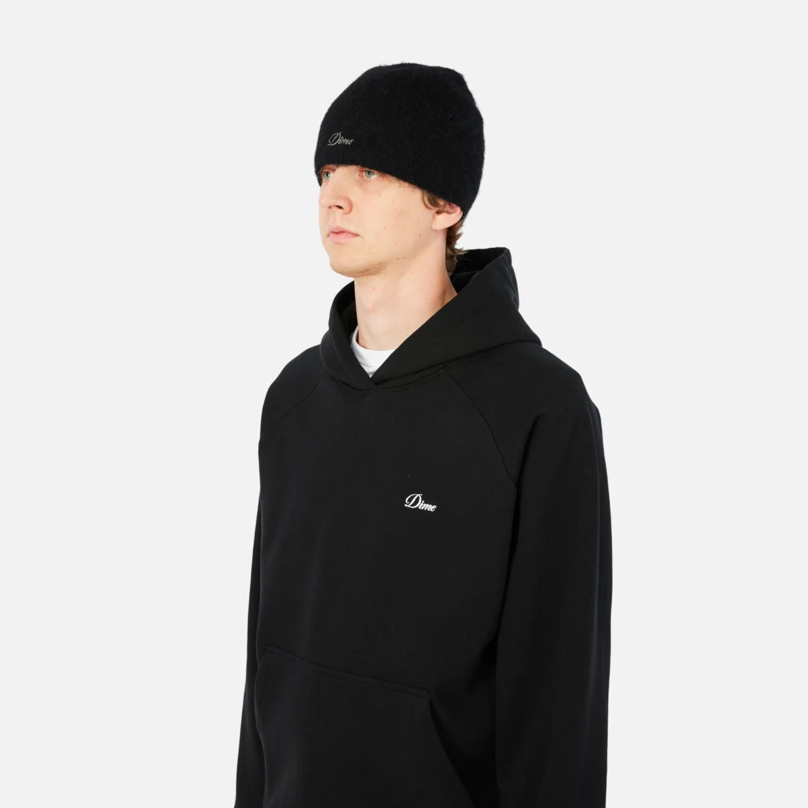 Dime Mohair Skully, black - Tiki Room Skateboards - 6