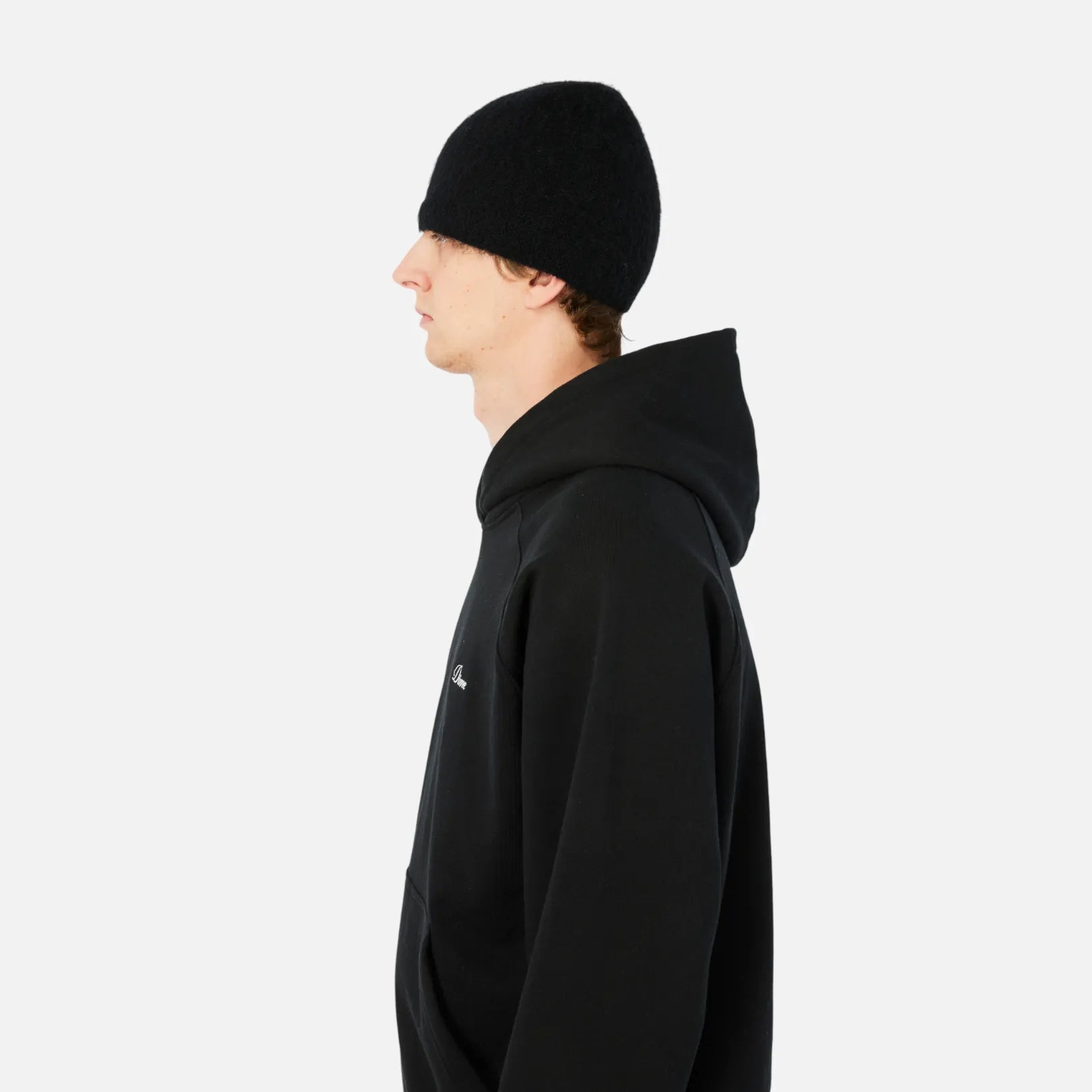 Dime Mohair Skully, black - Tiki Room Skateboards - 5