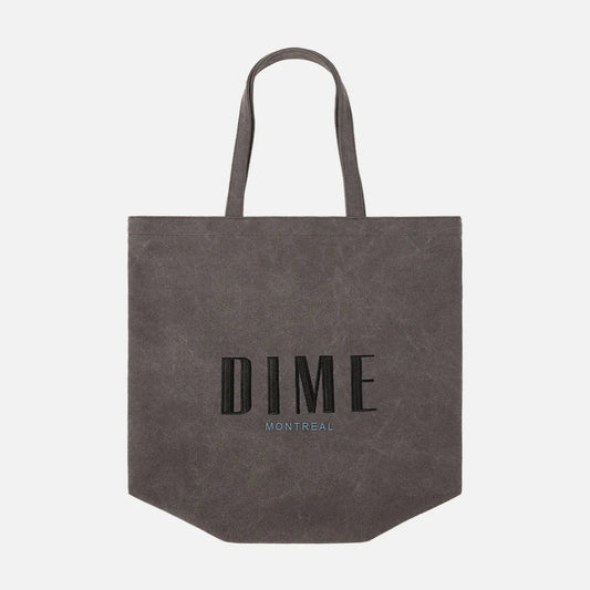 Dime Montreal Tote Bag, charcoal - Tiki Room Skateboards - 1
