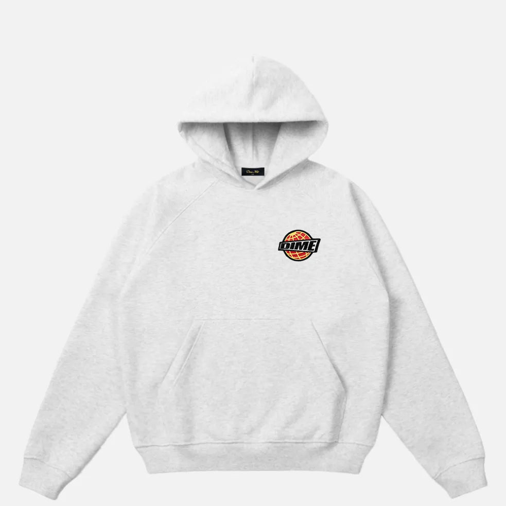 Dime Much Hoodie, ash - Tiki Room Skateboards - 1