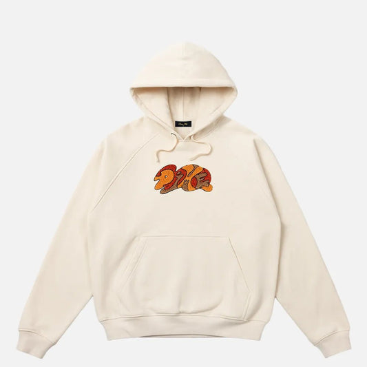 Dime Mural Hoodie, fog - Tiki Room Skateboards - 1