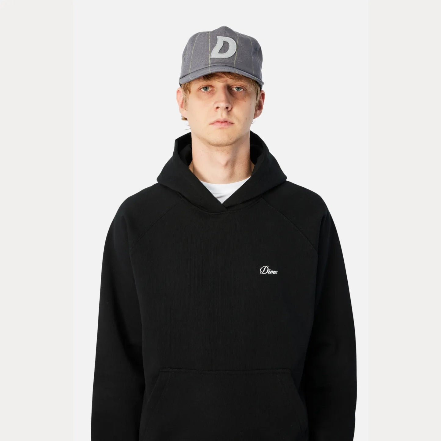 Dime Pinstriped Worker Cap, gray - Tiki Room Skateboards - 2