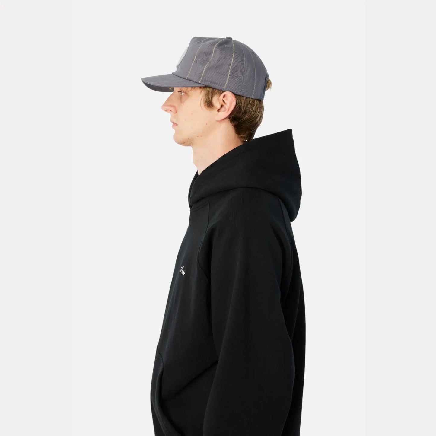 Dime Pinstriped Worker Cap, gray - Tiki Room Skateboards - 6