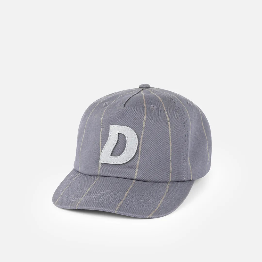 Dime Pinstriped Worker Cap, gray - Tiki Room Skateboards - 1