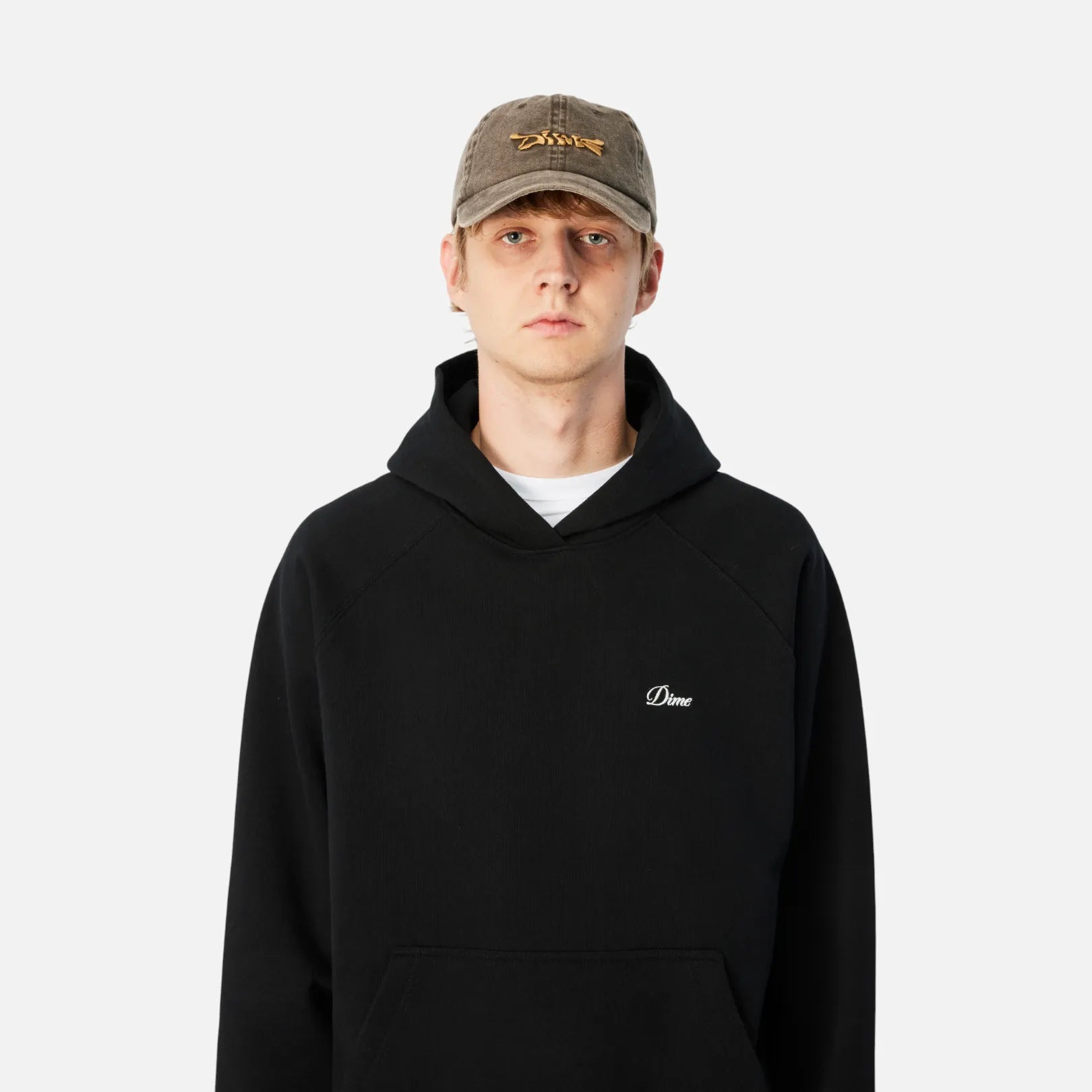 Dime Poster Low Pro Cap, khaki washed - Tiki Room Skateboards - 2