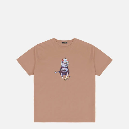 Dime Pwned T-Shirt, sepia - Tiki Room Skateboards - 1