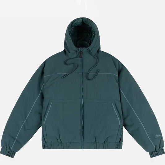 Dime Quilted Ripstop Puffer, emerald - Tiki Room Skateboards - 1