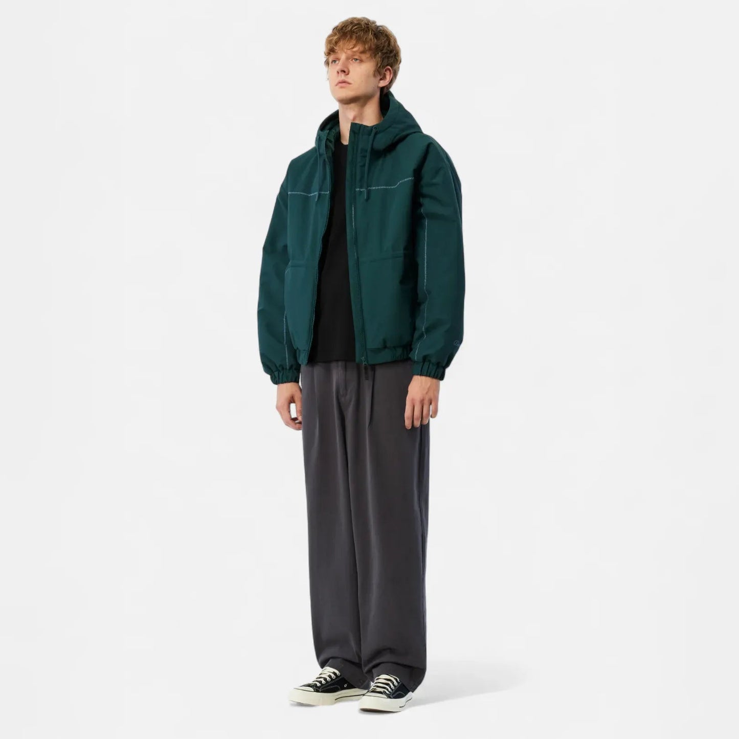 Dime Quilted Ripstop Puffer, emerald - Tiki Room Skateboards - 3