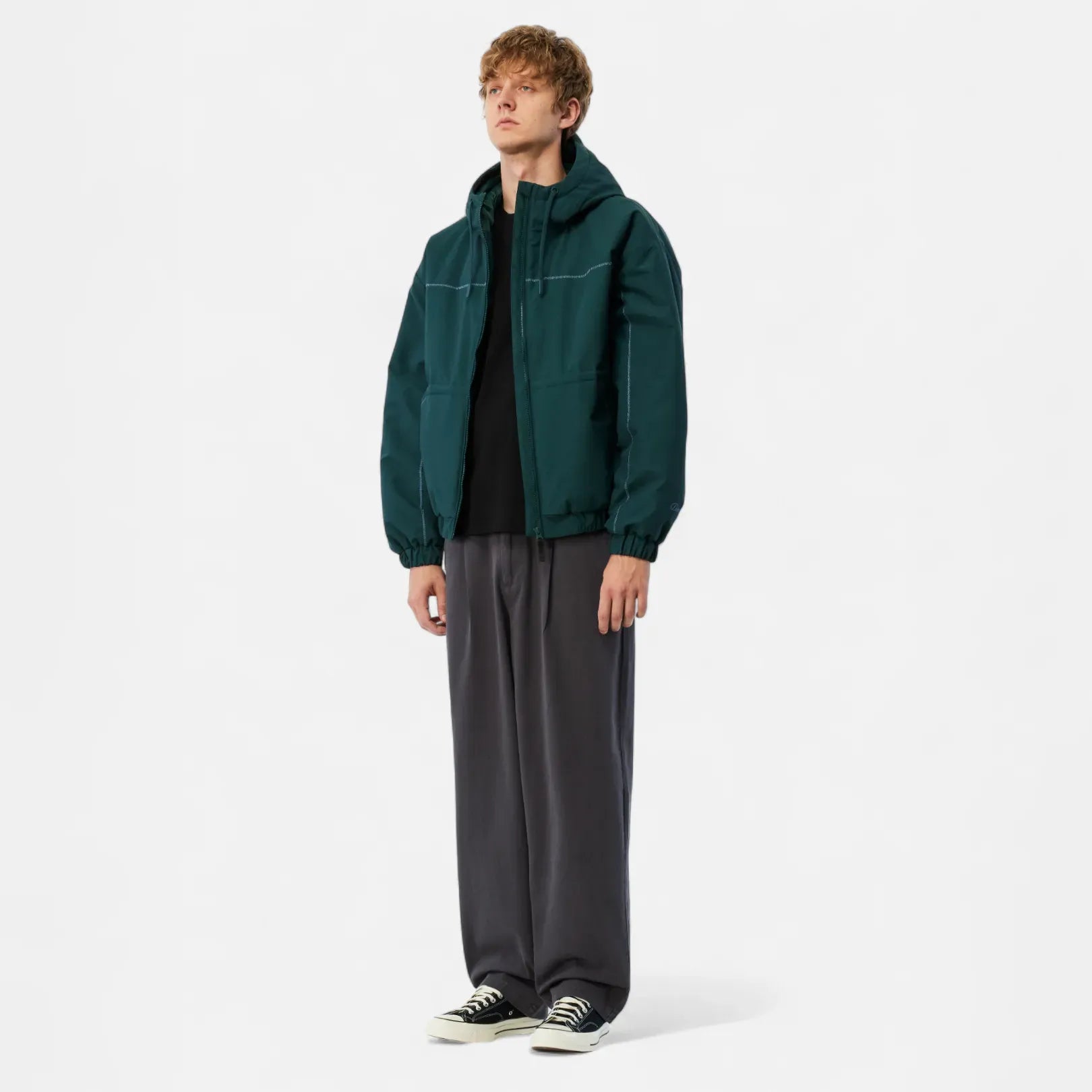 Dime Quilted Ripstop Puffer, emerald - Tiki Room Skateboards - 3