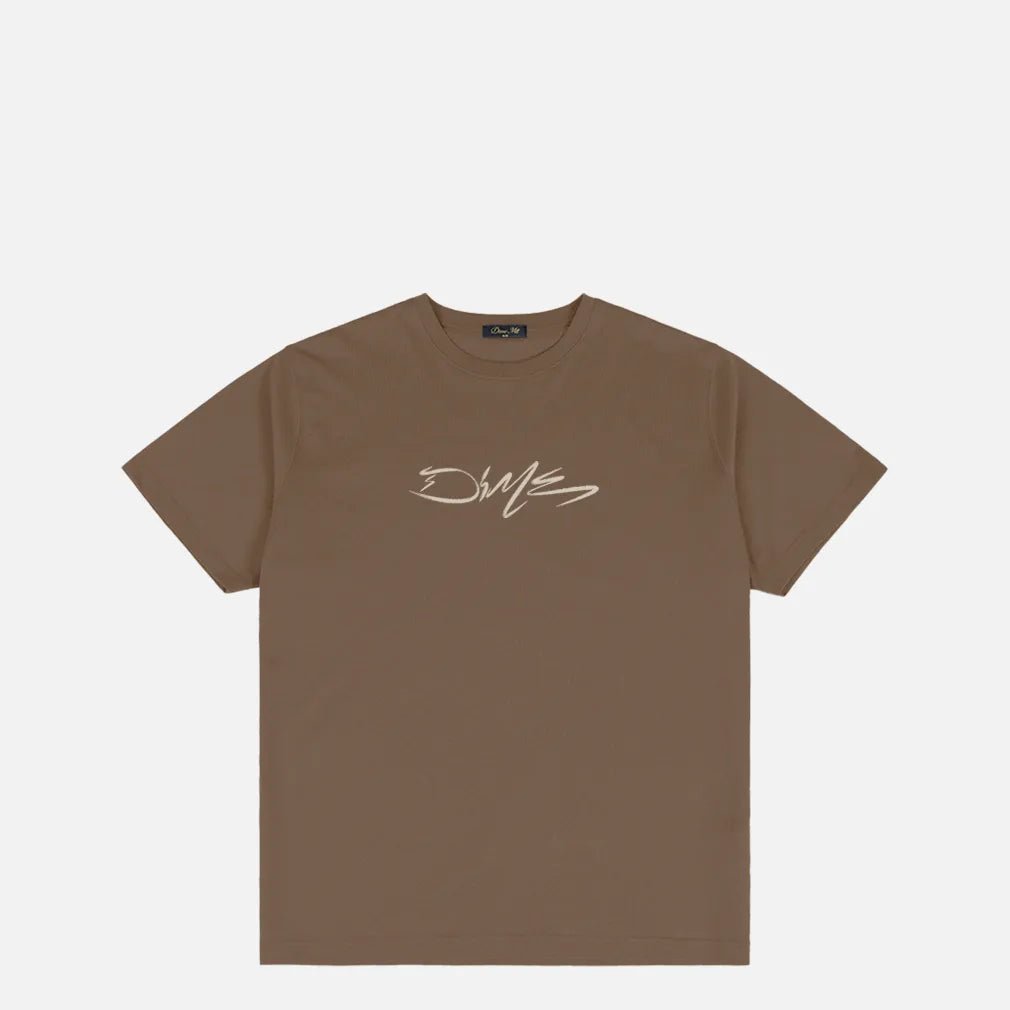 Dime Scribble T-Shirt, chocolate - Tiki Room Skateboards - 1