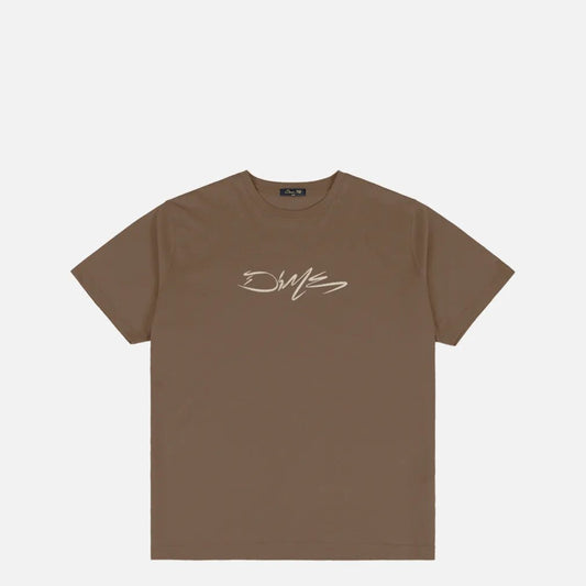 Dime Scribble T-Shirt, chocolate - Tiki Room Skateboards - 1