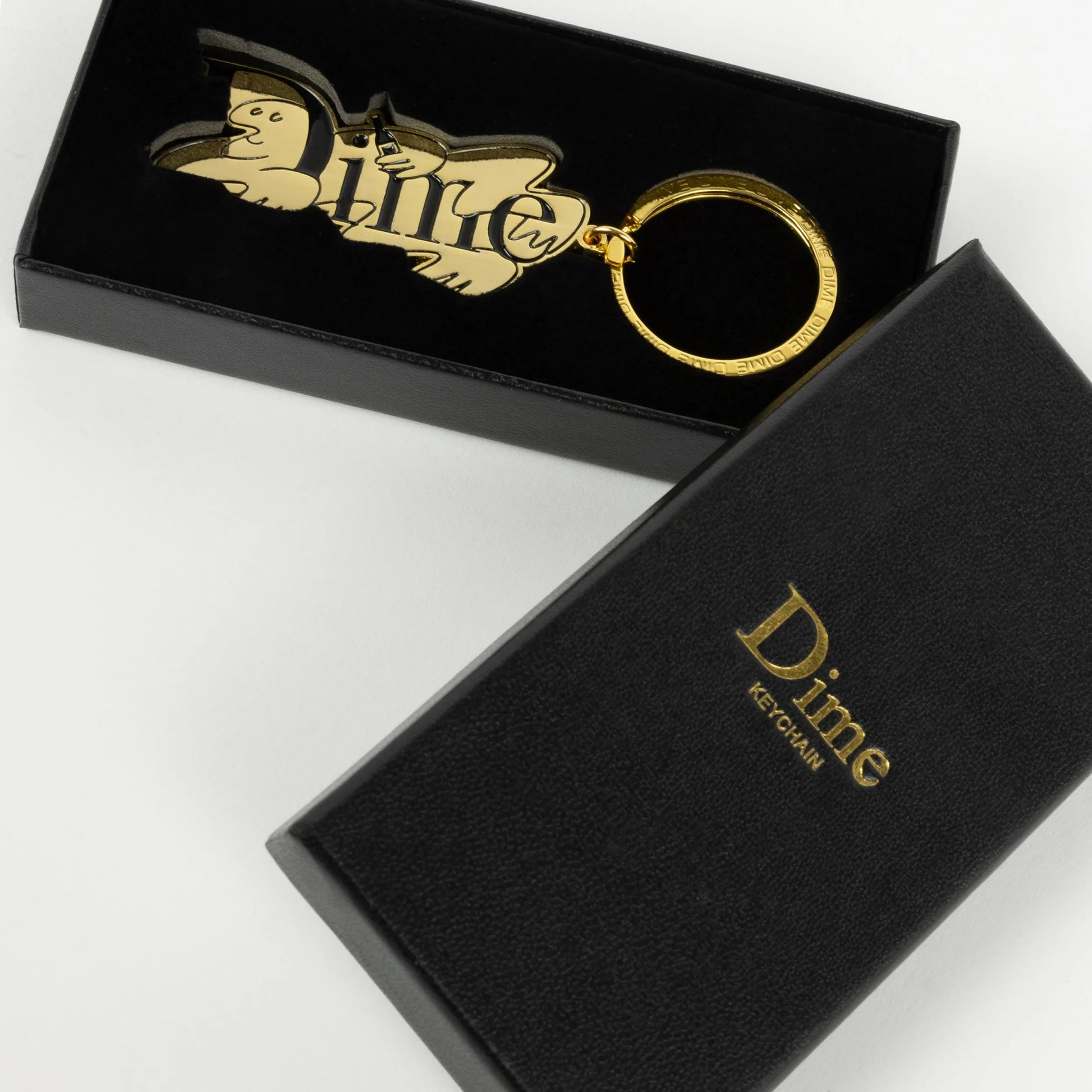 Dime Sipping Keychain/Opener, gold - Tiki Room Skateboards - 2