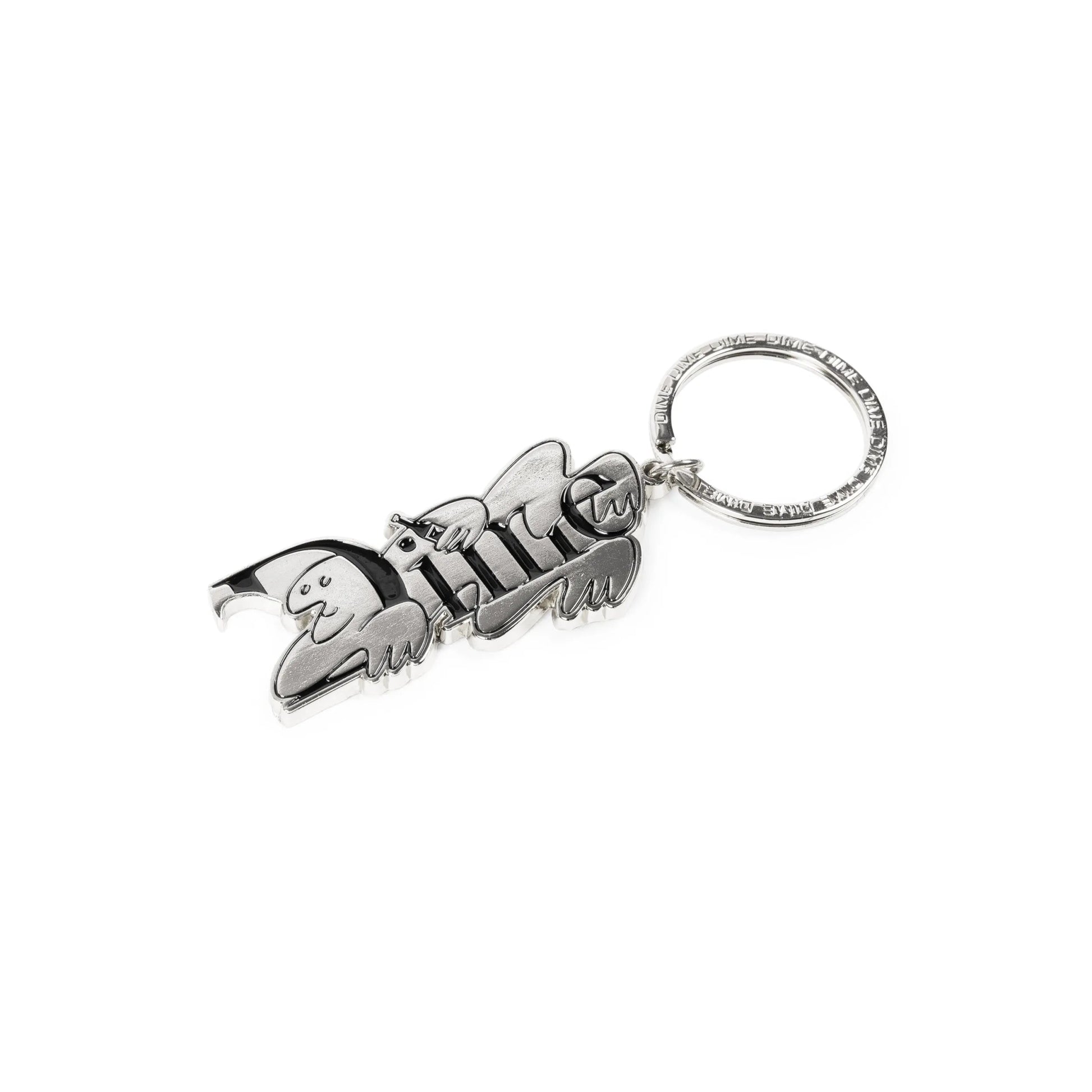 Dime Sipping Keychain/Opener, silver - Tiki Room Skateboards - 1