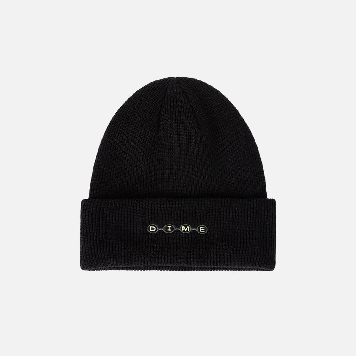 Dime Space Fold Beanie, black - Tiki Room Skateboards - 1