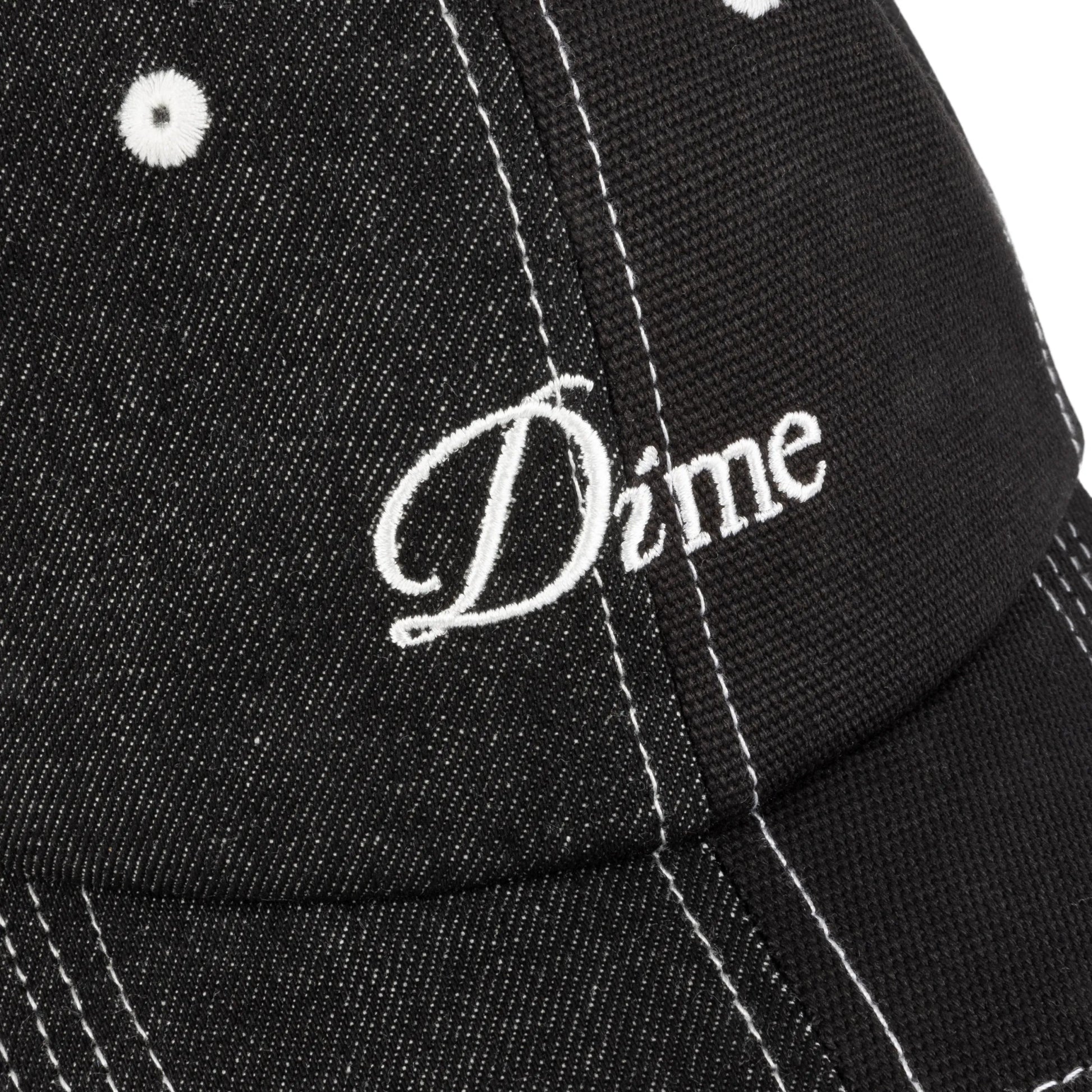 Dime Split Low Pro Cap, black - Tiki Room Skateboards - 2