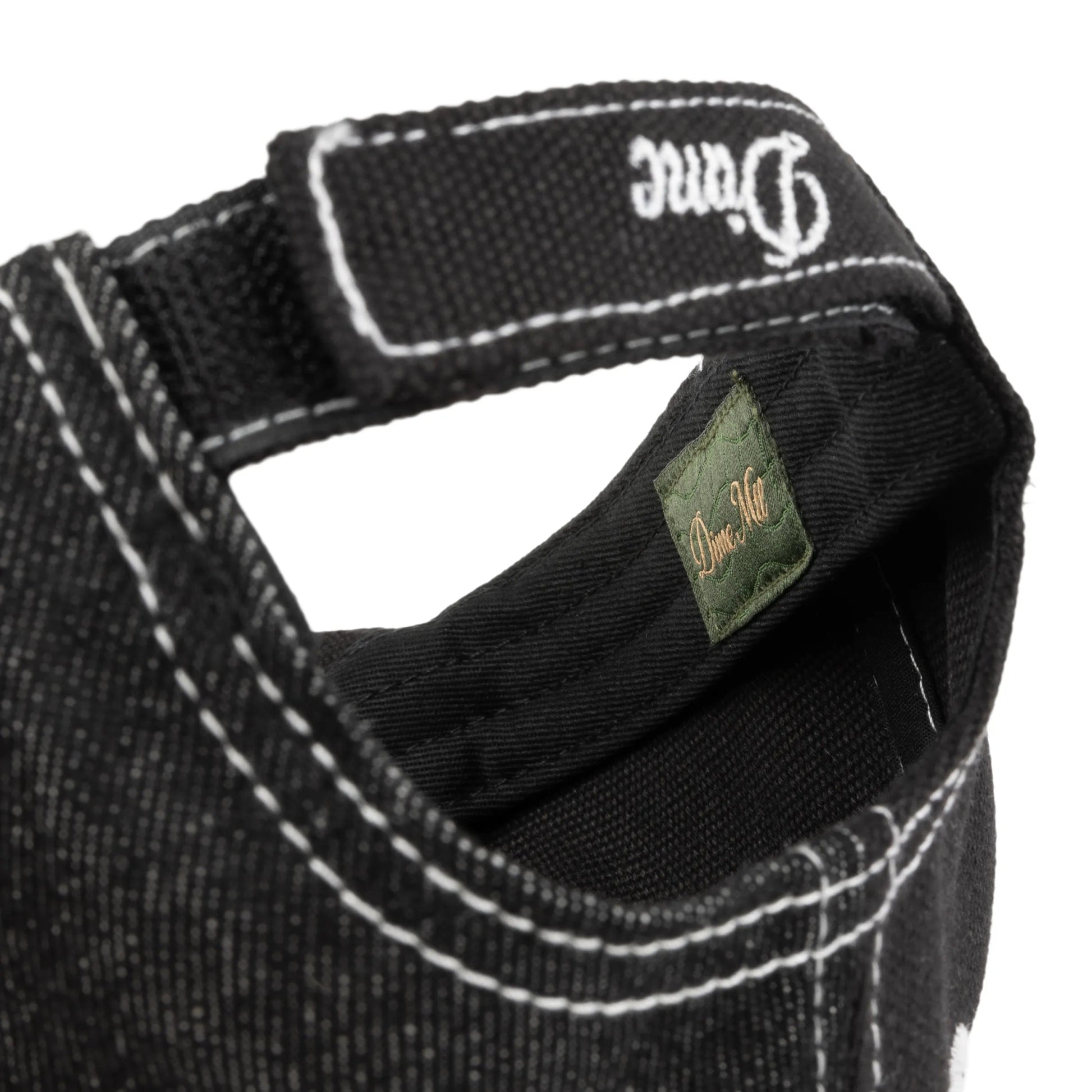 Dime Split Low Pro Cap, black - Tiki Room Skateboards - 3