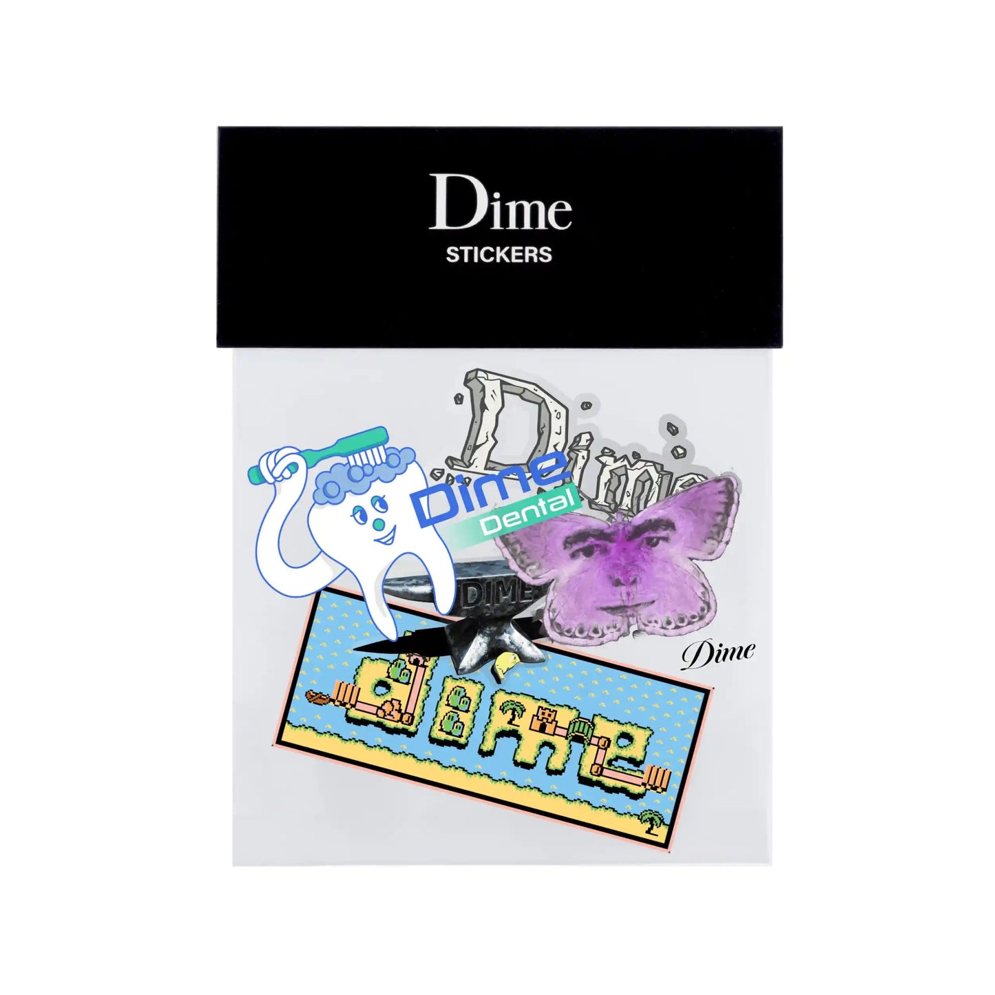 Dime Stickers Pack - Tiki Room Skateboards - 2