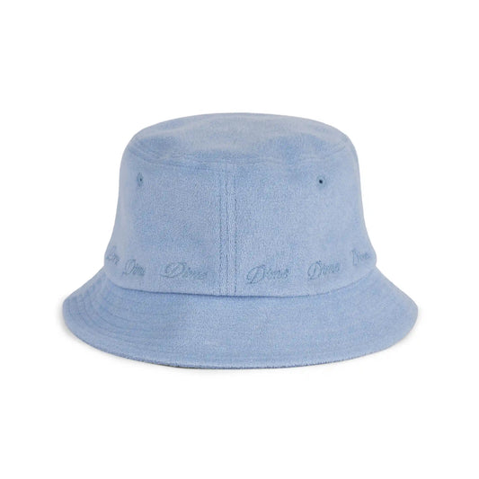 Dime Terry Cloth Bucket Hat, light blue - Tiki Room Skateboards - 1