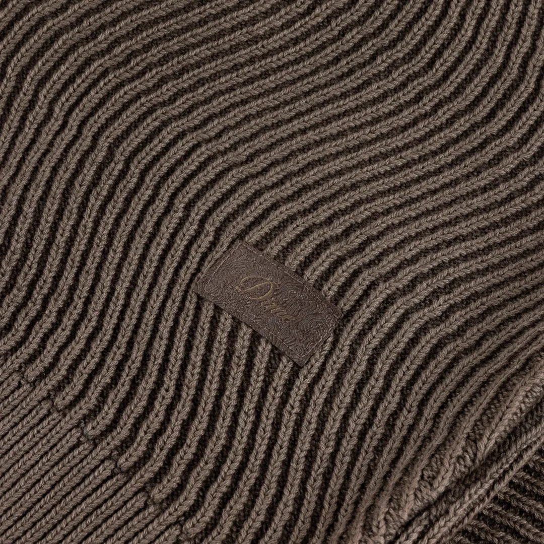 Dime Wave Knit Sweater, brown - Tiki Room Skateboards - 5