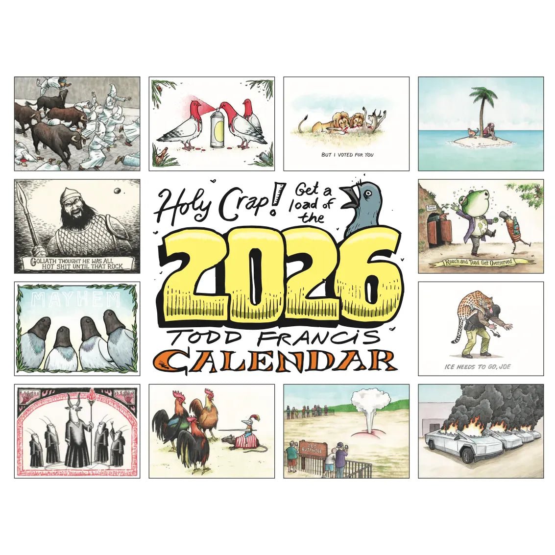 DLX Todd Francis 2026 Calendar - Tiki Room Skateboards - 2