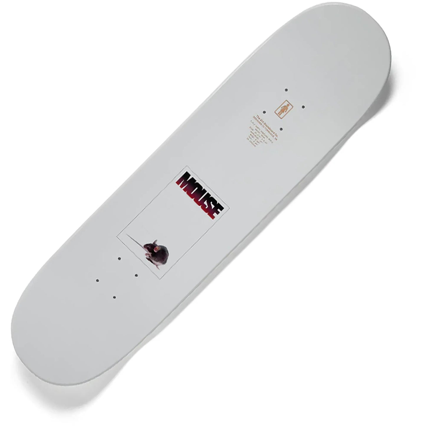 Girl Carroll Mouse One Off Deck (8.375”) - Tiki Room Skateboards - 2