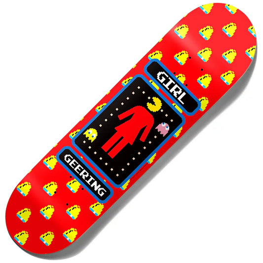 Girl Geering Pac - Man Deck (8.0") - Tiki Room Skateboards - 1