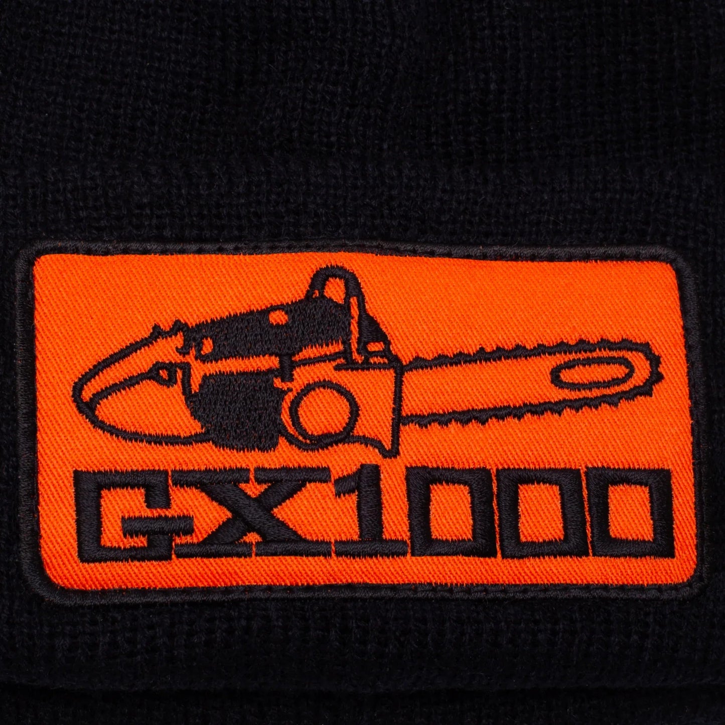 GX1000 Chainsaw Beanie, black - Tiki Room Skateboards - 2
