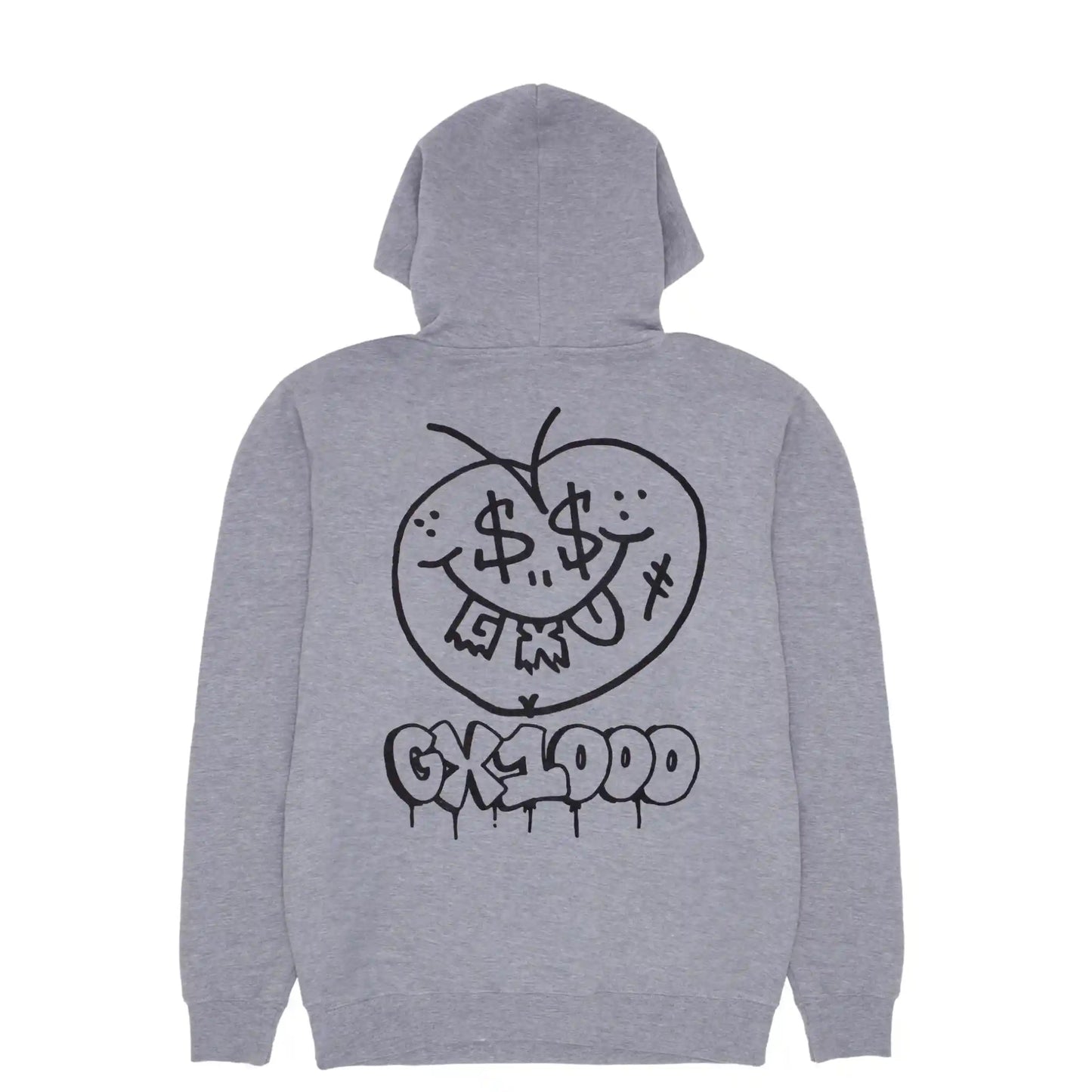 GX1000 Face Plant Hoodie, heather - Tiki Room Skateboards - 1