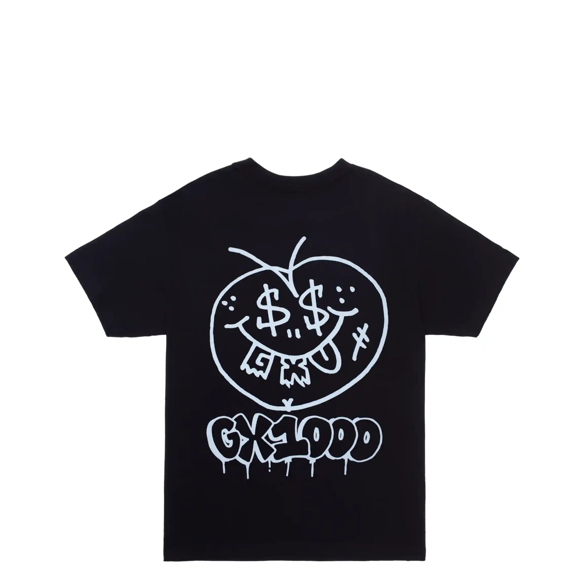 GX1000 Face Plant Tee, black - Tiki Room Skateboards - 1