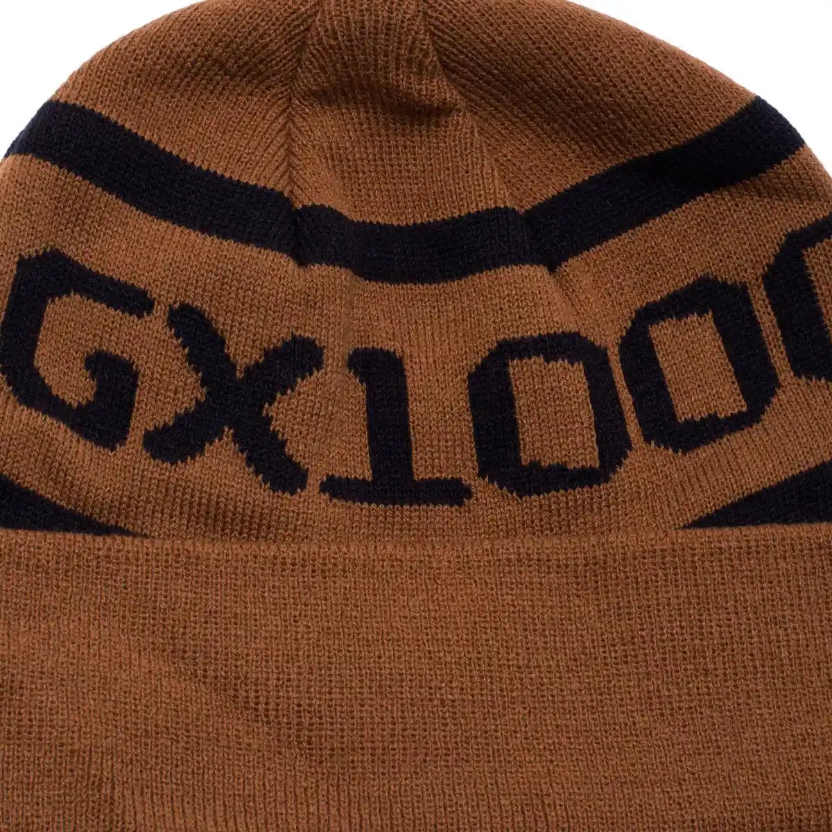 GX1000 OG Logo Beanie, brown - Tiki Room Skateboards - 2