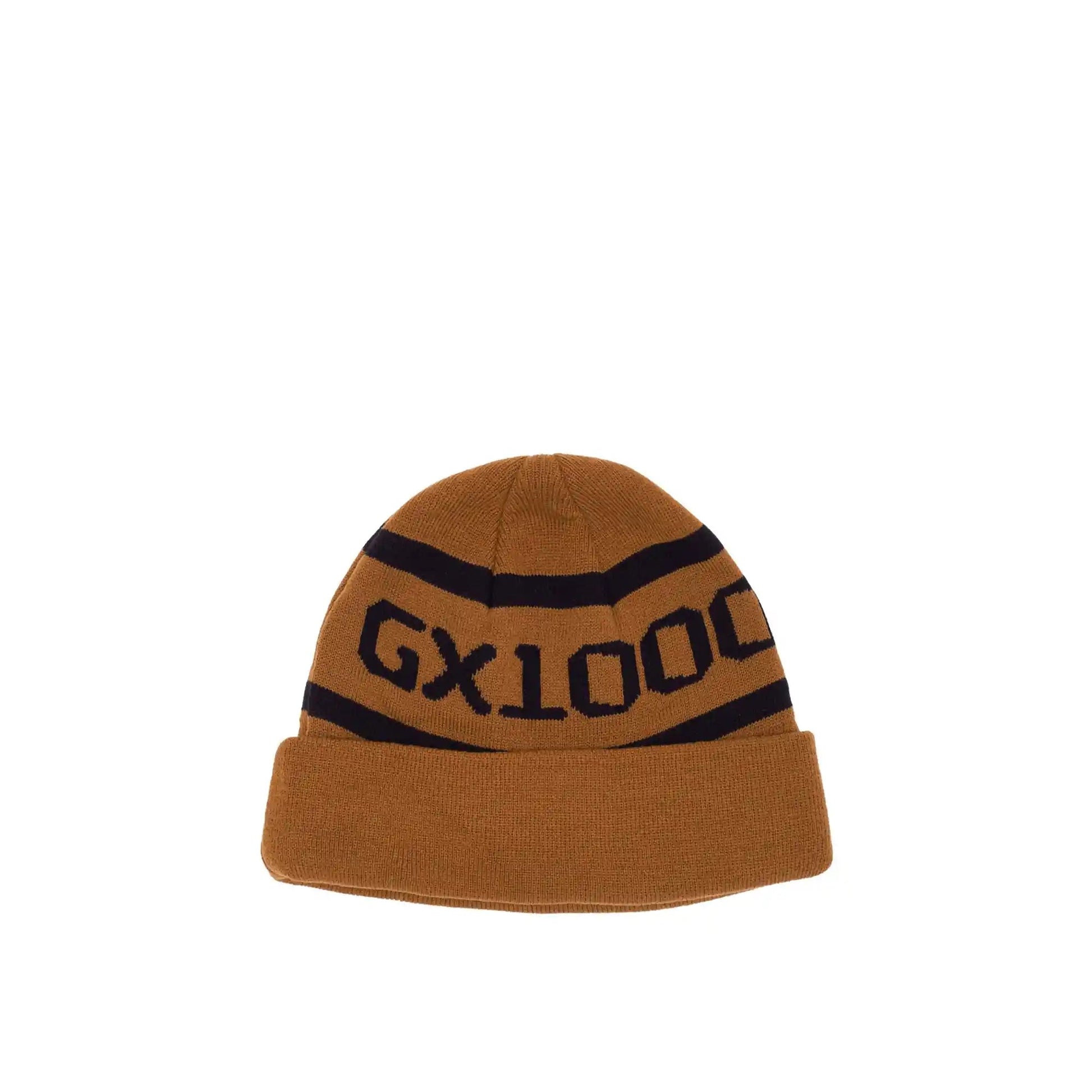 GX1000 OG Logo Beanie, brown - Tiki Room Skateboards - 1