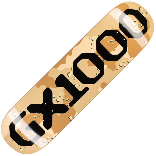 GX1000 OG Logo Camo Black (8.25") - Tiki Room Skateboards - 1