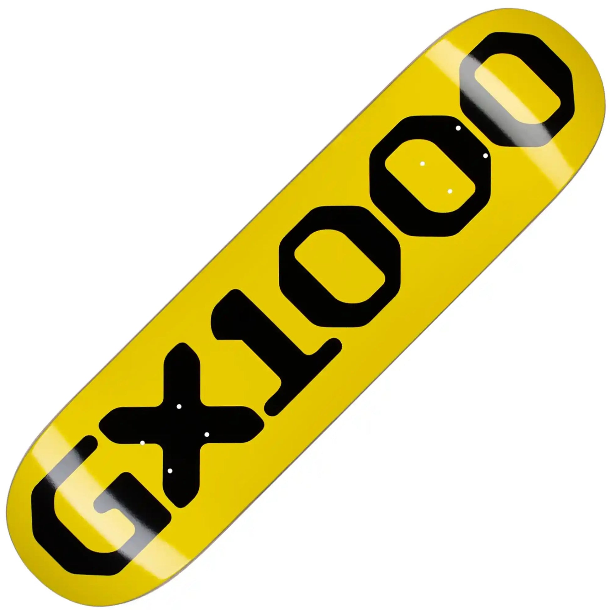 GX1000 OG Logo Deck (8.375"), yellow - Tiki Room Skateboards - 1