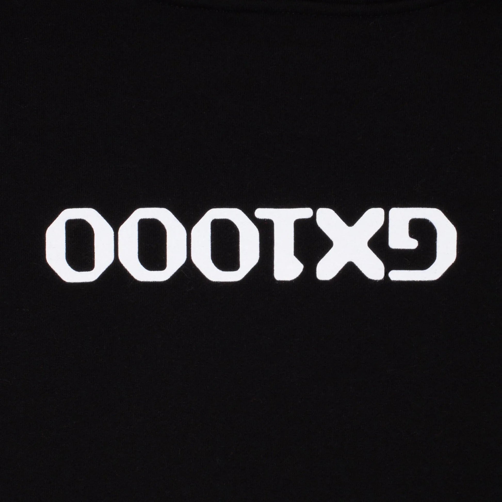 GX1000 OG Logo Upside Down Hoodie, black - Tiki Room Skateboards - 2