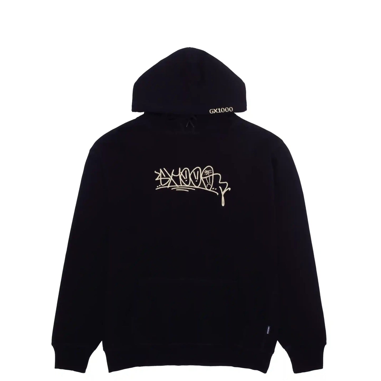 GX1000 Streaker Hoodie, black - Tiki Room Skateboards - 1