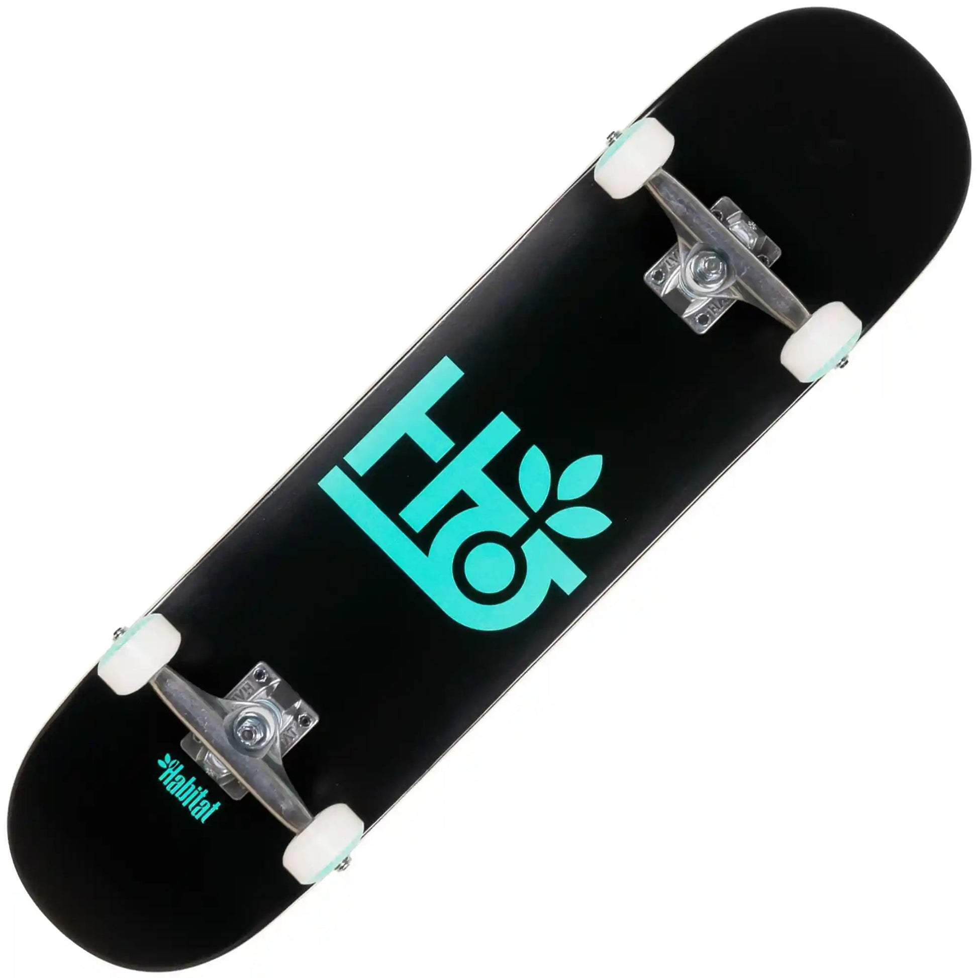 Habitat Pod Complete (8.0"), black/teal - Tiki Room Skateboards - 1