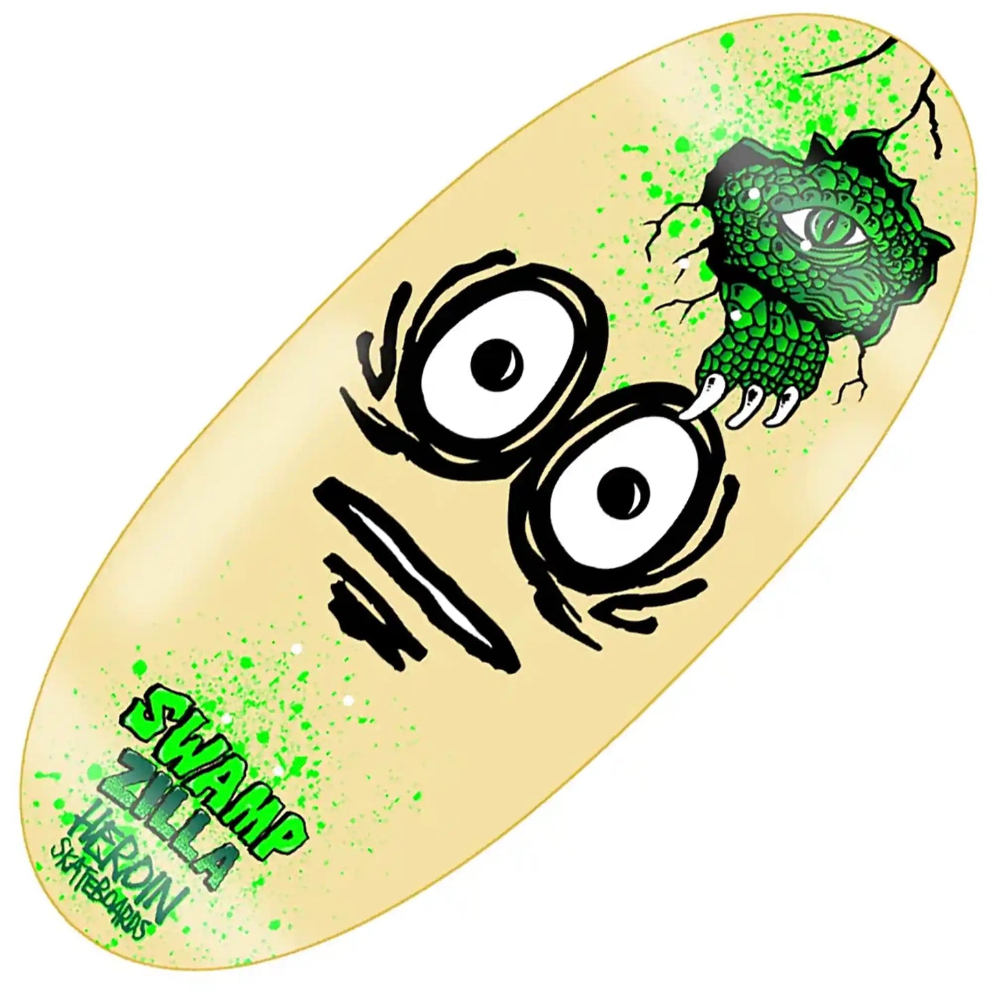 Heroin Swamp - Zilla Deck (13”) - Tiki Room Skateboards - 1