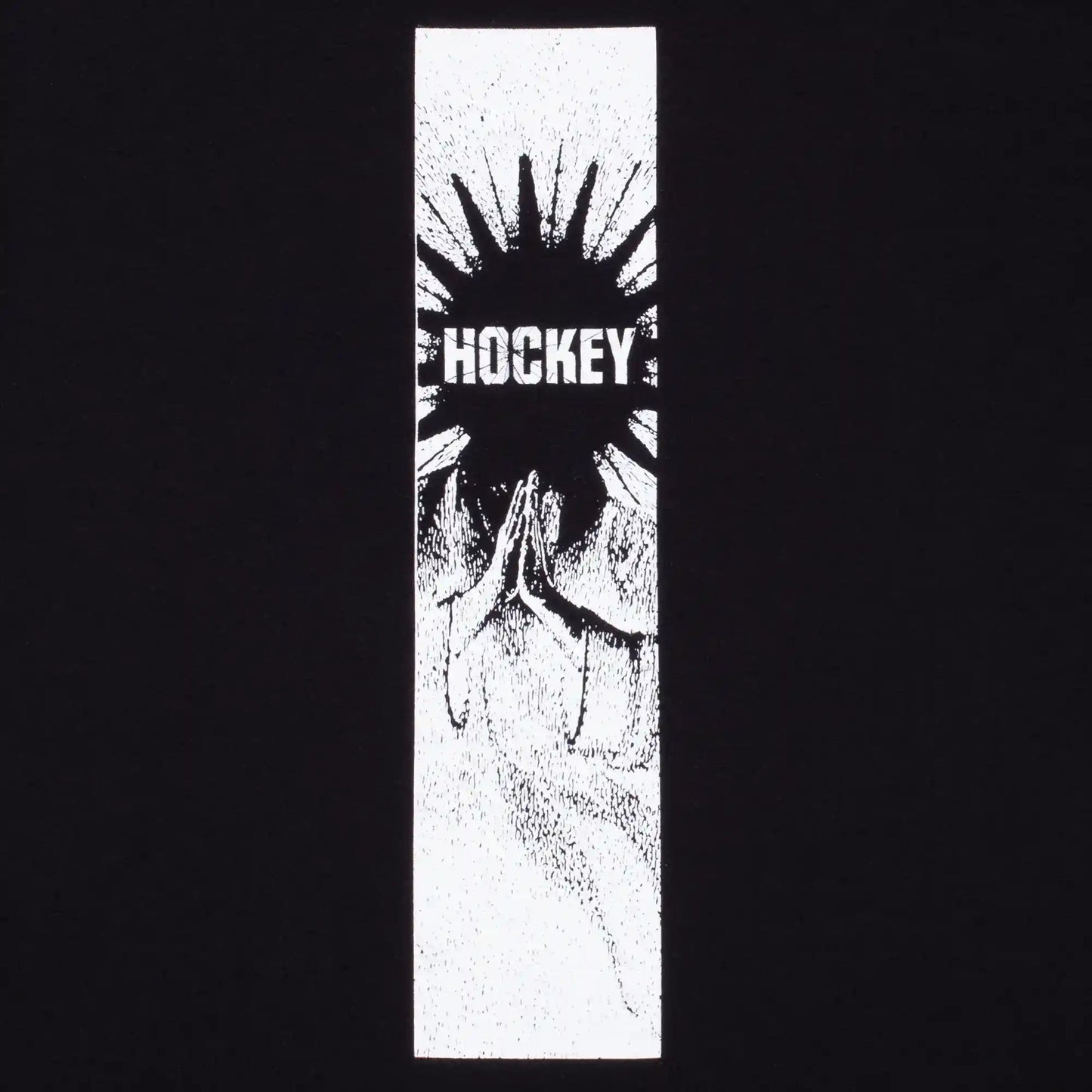 Hockey Prayer Tee, black - Tiki Room Skateboards - 2