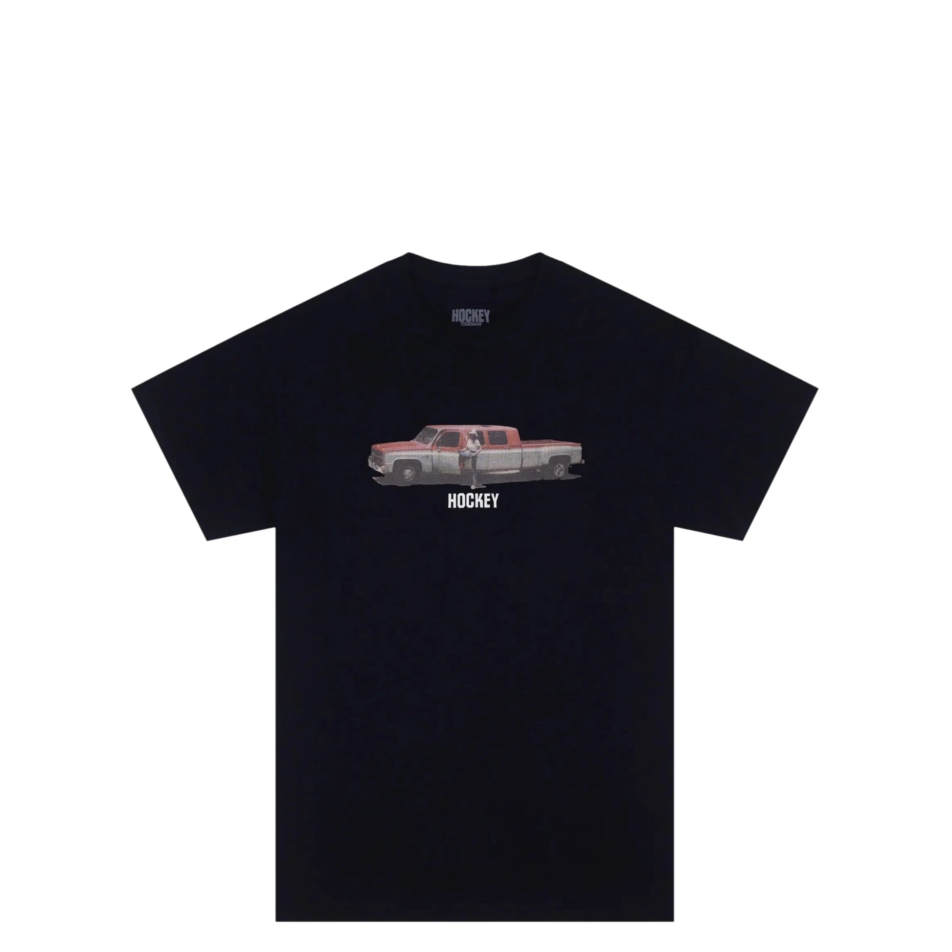 Hockey Truck The Long Way Tee, black - Tiki Room Skateboards - 1