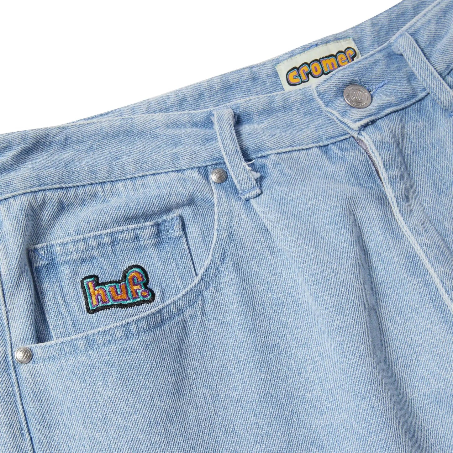 HUF Cromer Pant, light blue - Tiki Room Skateboards - 2