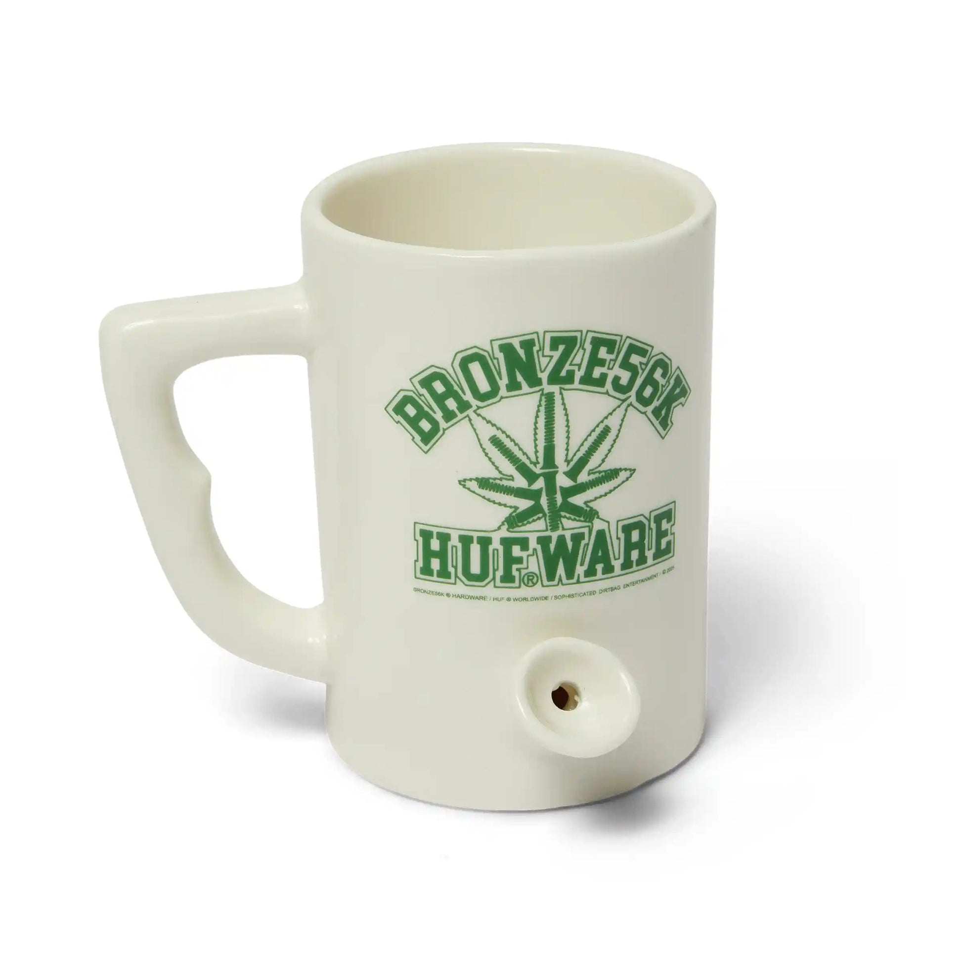 HUF Early Riser Mug, white - Tiki Room Skateboards - 2