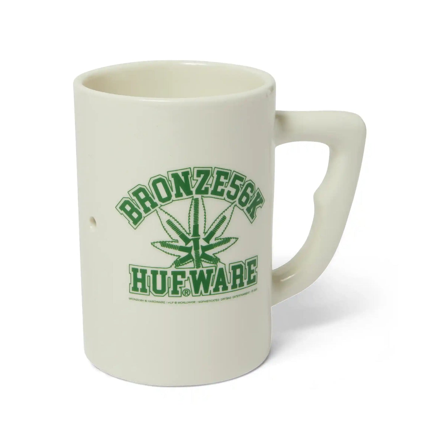 HUF Early Riser Mug, white - Tiki Room Skateboards - 4