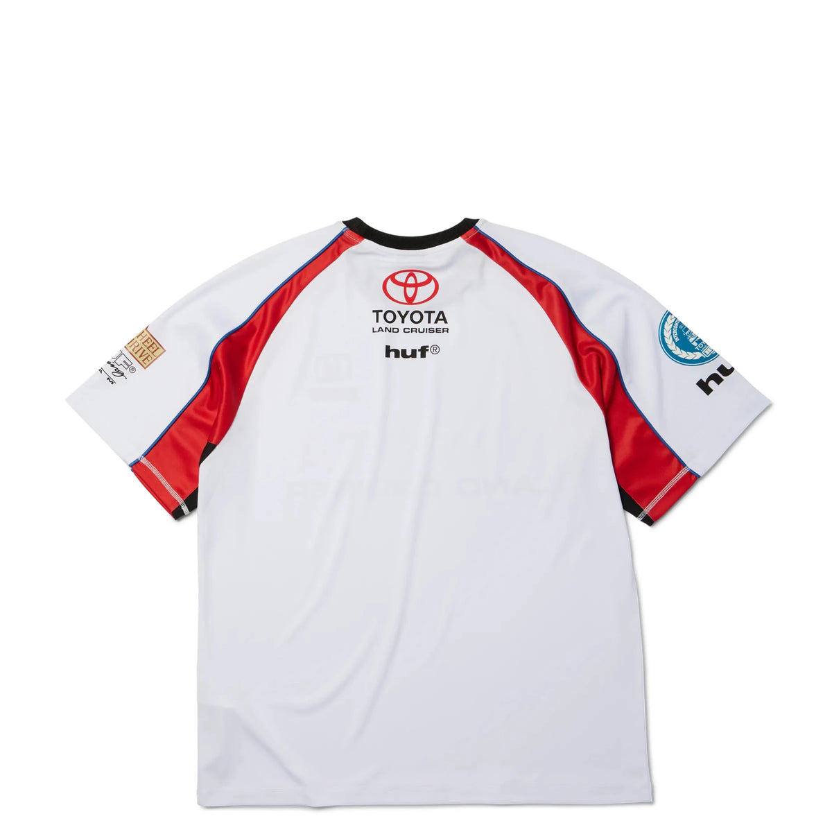 HUF Land Cruiser Rally Jersey, white - Tiki Room Skateboards - 2