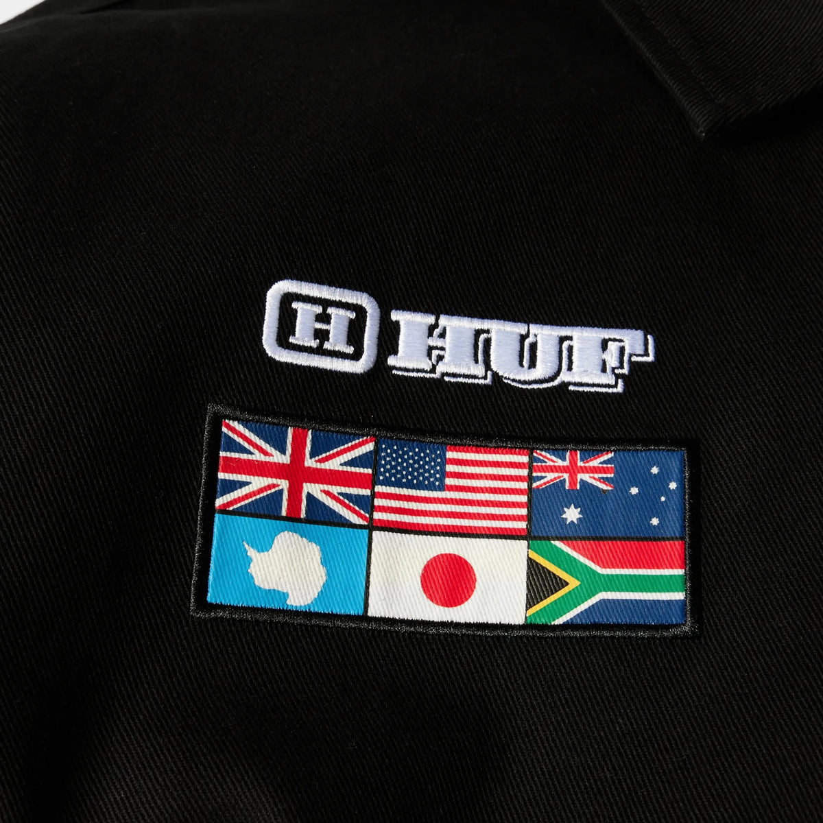 HUF Land Cruiser World Tour Jacket, black - Tiki Room Skateboards - 8