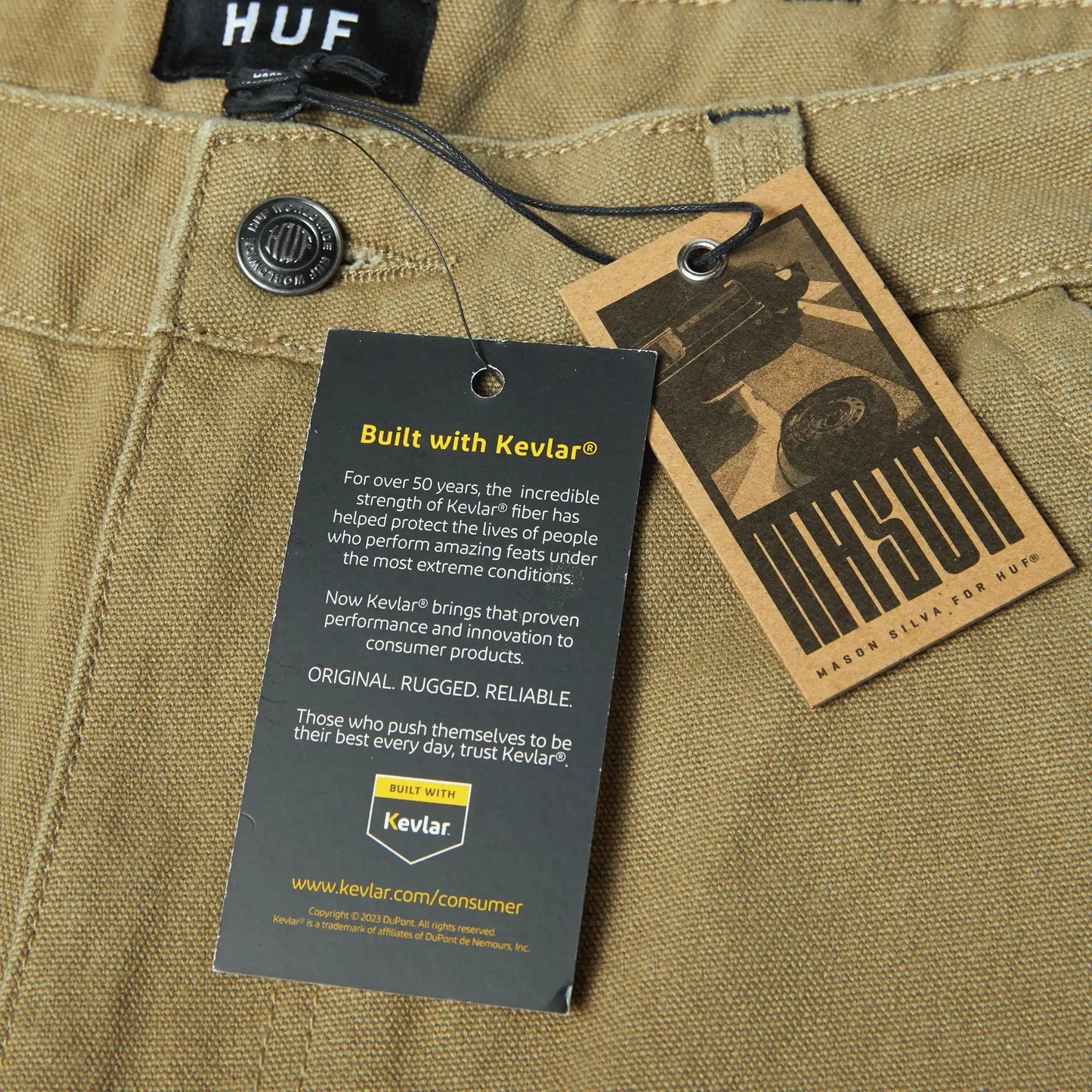 HUF Mason Pant, putty - Tiki Room Skateboards - 4