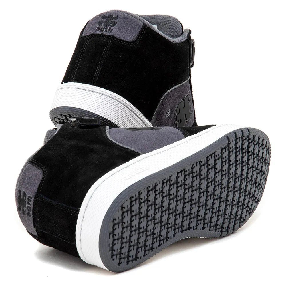 I - Path Grasshopper, black/grey suede - Tiki Room Skateboards - 2