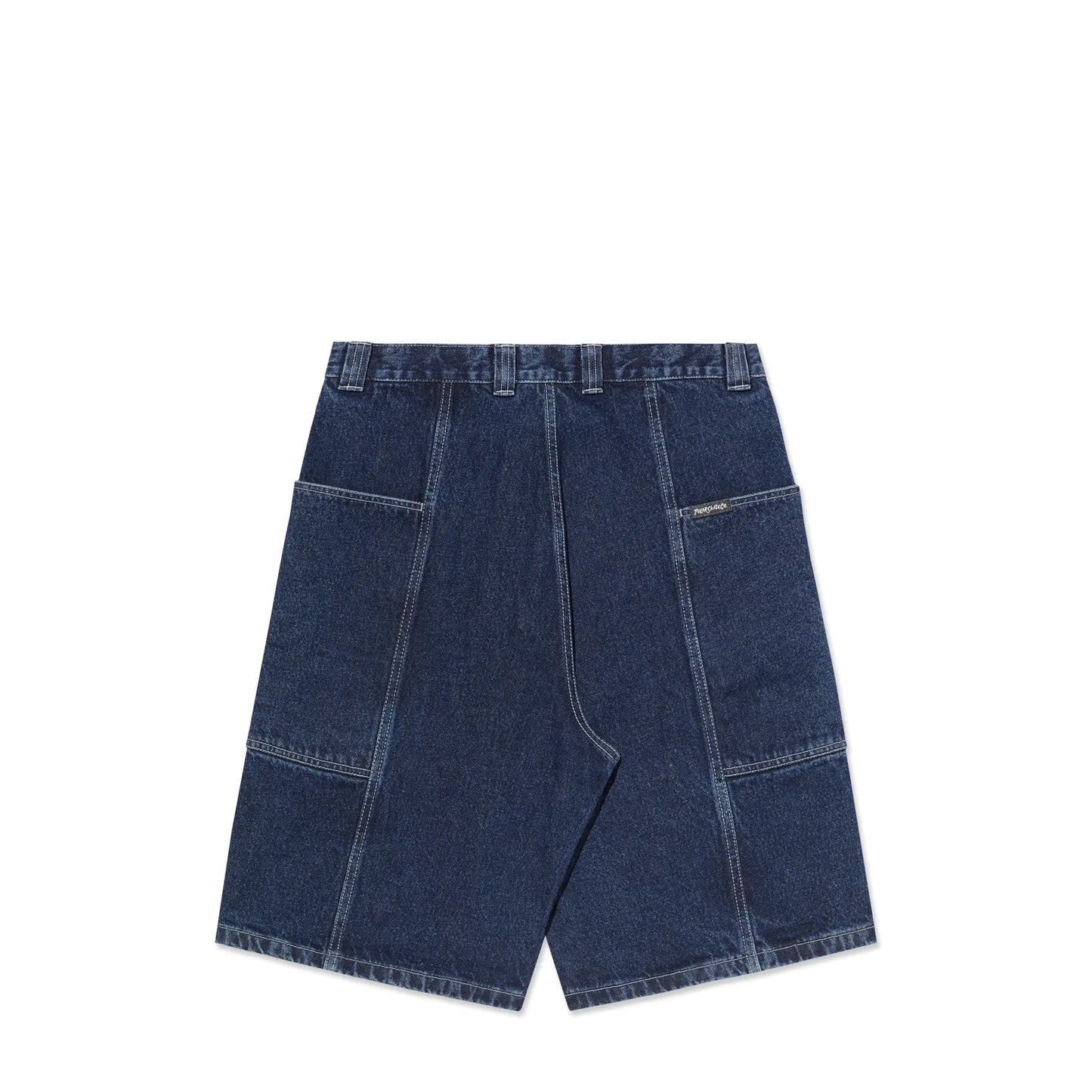 Polar Jiro Shorts, dark blue w/ white stitching