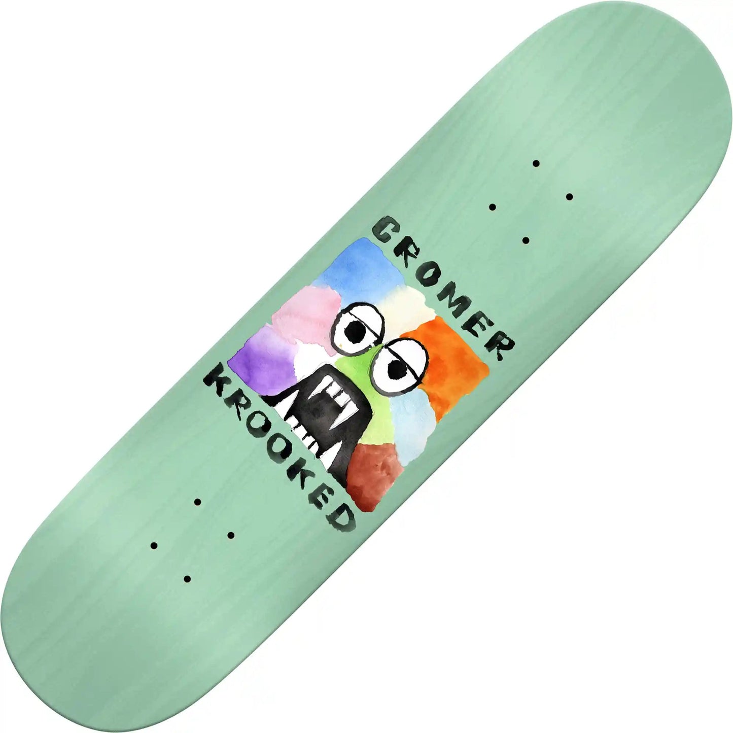 Krooked Cromer Fangs Deck (8.5”), mint - Tiki Room Skateboards - 1