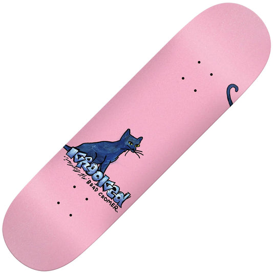 Krooked Cromer Kat Deck (8.38"), pink - Tiki Room Skateboards - 1